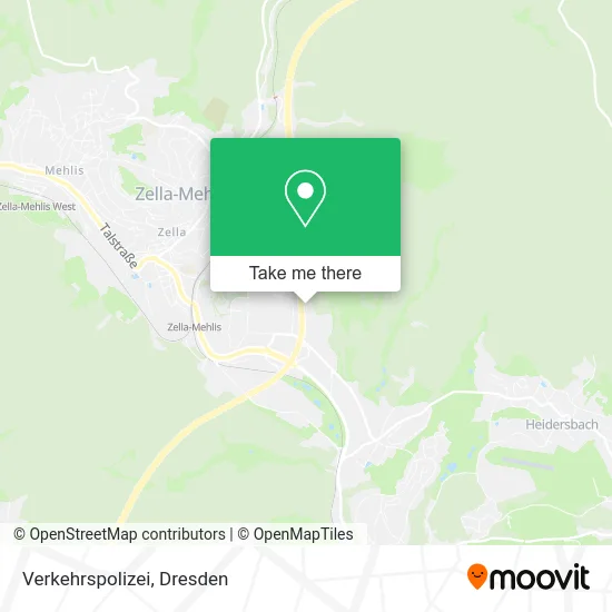 Карта Verkehrspolizei