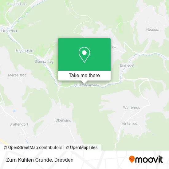 Карта Zum Kühlen Grunde