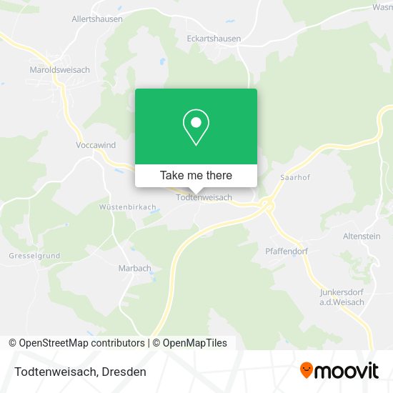 Карта Todtenweisach