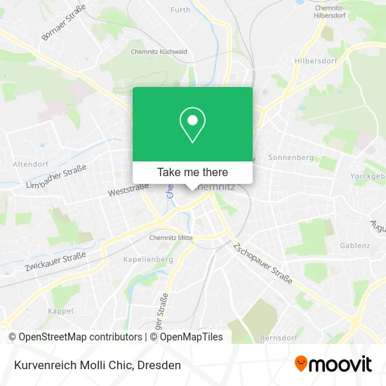 Kurvenreich Molli Chic map