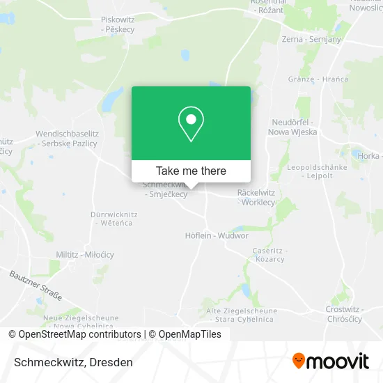 Карта Schmeckwitz