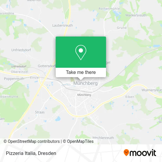 Pizzeria Italia map