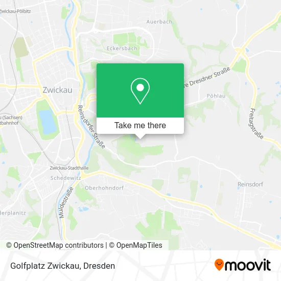 Карта Golfplatz Zwickau