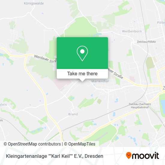 Карта Kleingartenanlage ""Karl Keil"" E.V.