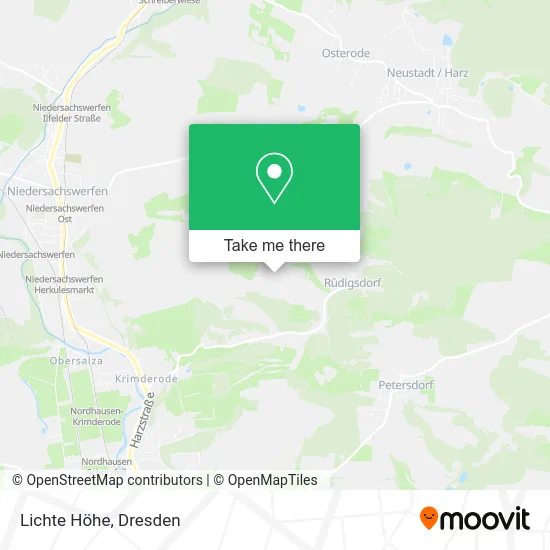 Карта Lichte Höhe