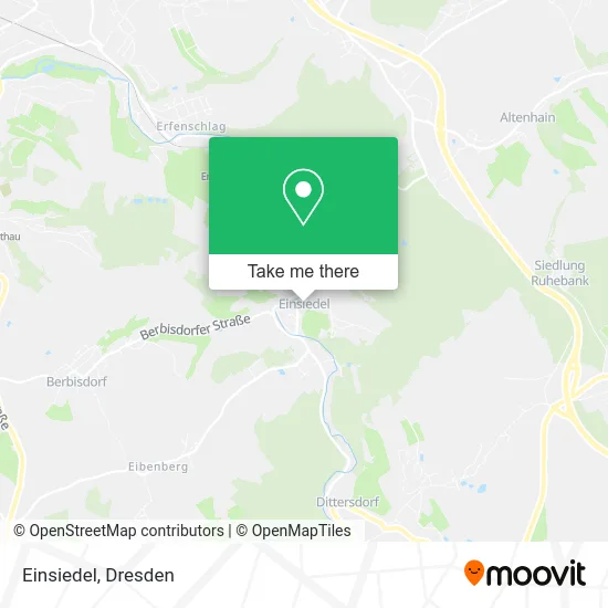 Карта Einsiedel