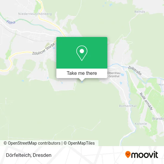 Карта Dörfelteich