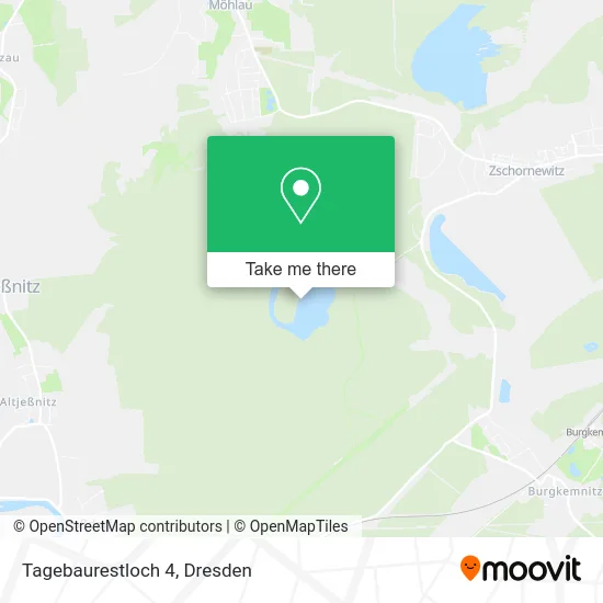 Карта Tagebaurestloch 4
