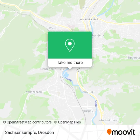 Карта Sachsensümpfe