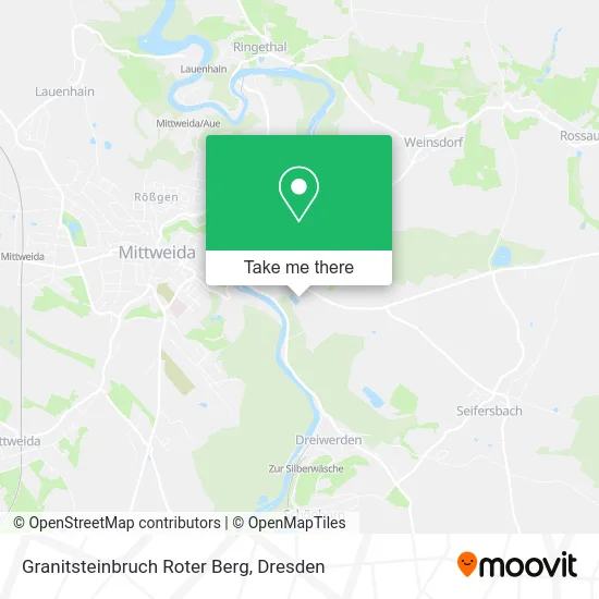 Карта Granitsteinbruch Roter Berg