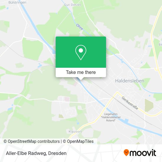 Карта Aller-Elbe Radweg