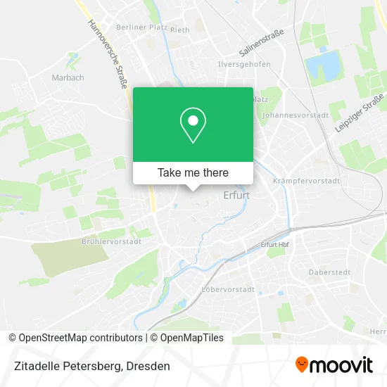 Карта Zitadelle Petersberg
