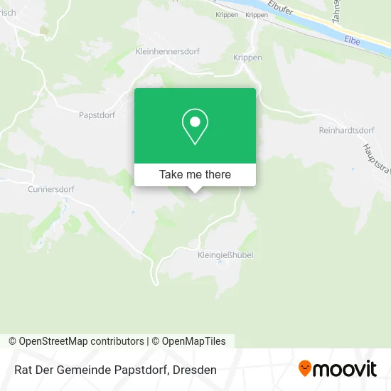 Rat Der Gemeinde Papstdorf map