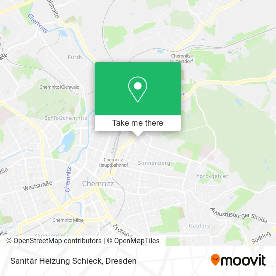 Карта Sanitär Heizung Schieck