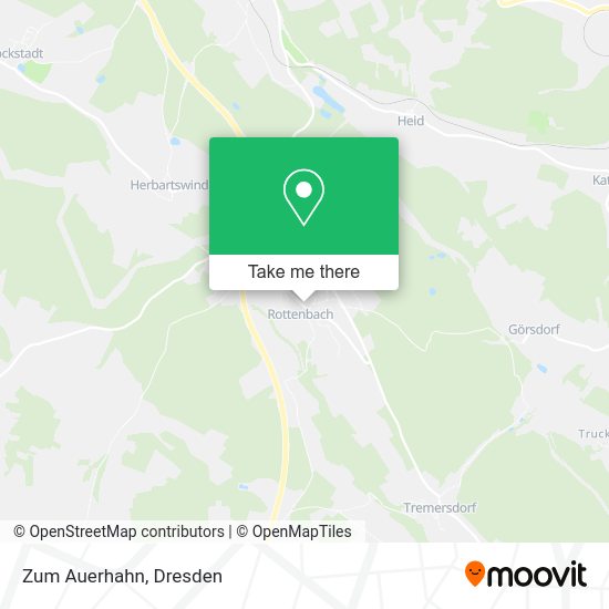 Карта Zum Auerhahn