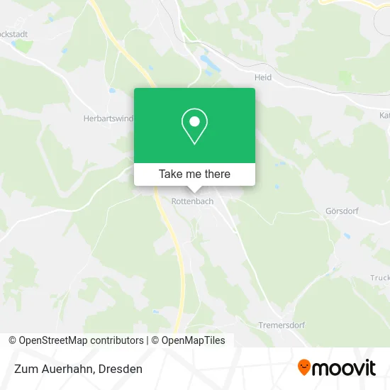Карта Zum Auerhahn