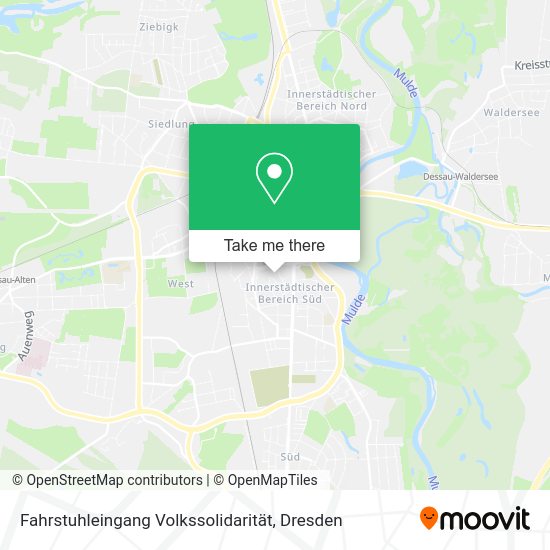 Карта Fahrstuhleingang Volkssolidarität