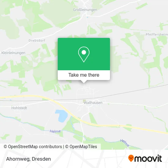 Ahornweg map