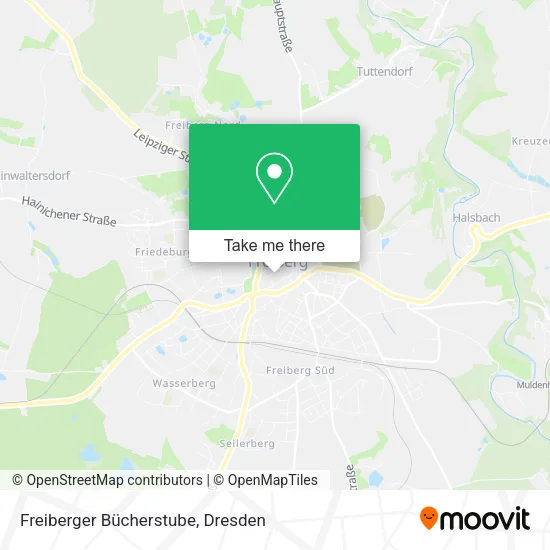 Карта Freiberger Bücherstube