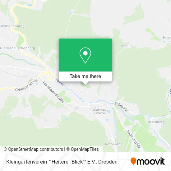 Карта Kleingartenverein ""Heiterer Blick"" E.V.