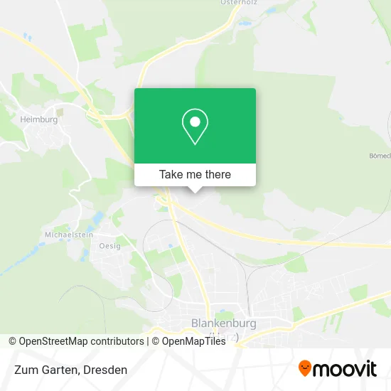 Карта Zum Garten