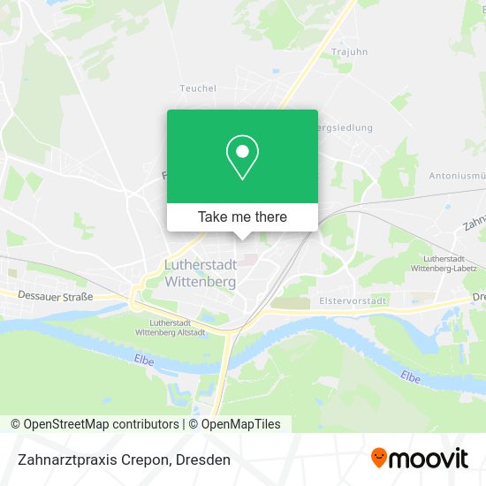 Карта Zahnarztpraxis Crepon