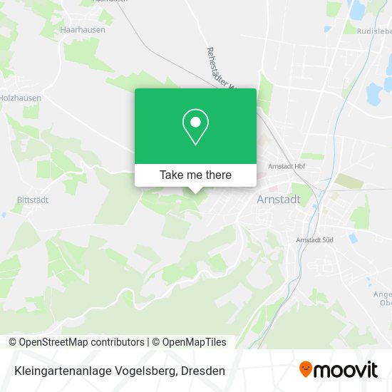 Карта Kleingartenanlage Vogelsberg