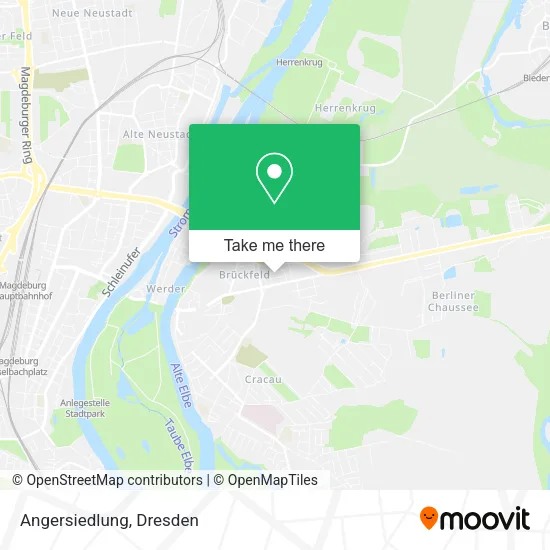 Карта Angersiedlung