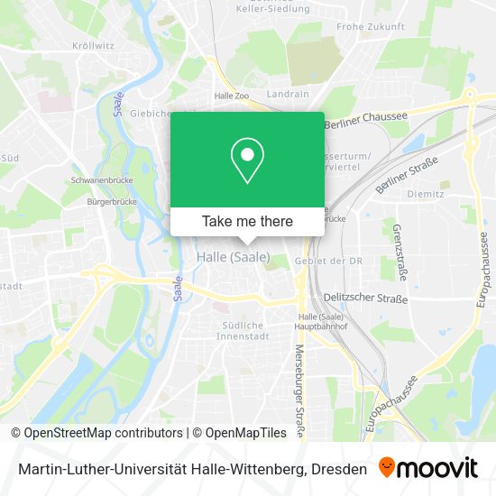 Карта Martin-Luther-Universität Halle-Wittenberg