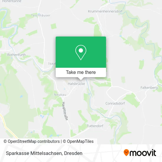 Карта Sparkasse Mittelsachsen
