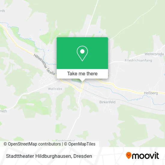 Карта Stadttheater Hildburghausen