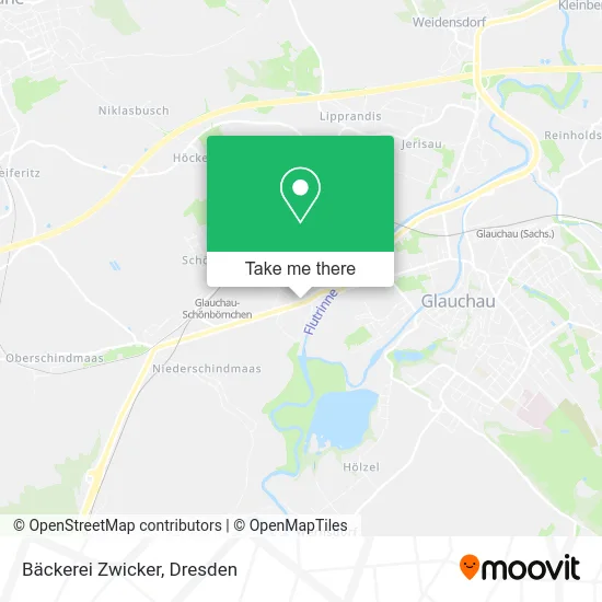 Карта Bäckerei Zwicker