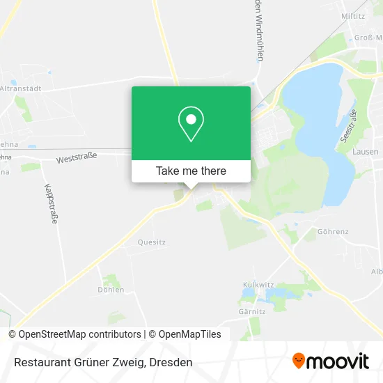 Карта Restaurant Grüner Zweig