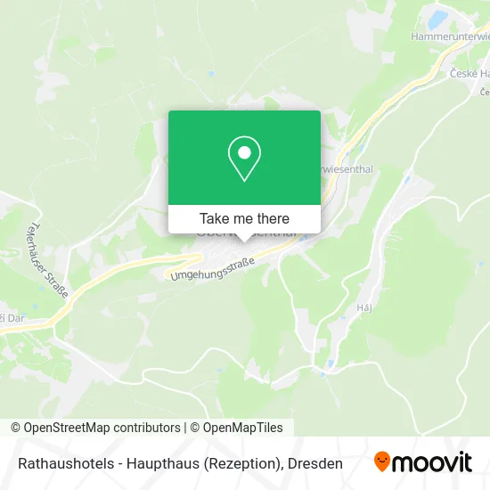 Карта Rathaushotels - Haupthaus (Rezeption)
