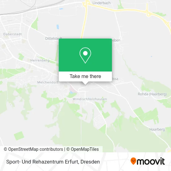Карта Sport- Und Rehazentrum Erfurt