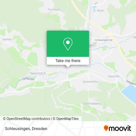 Schleusingen map