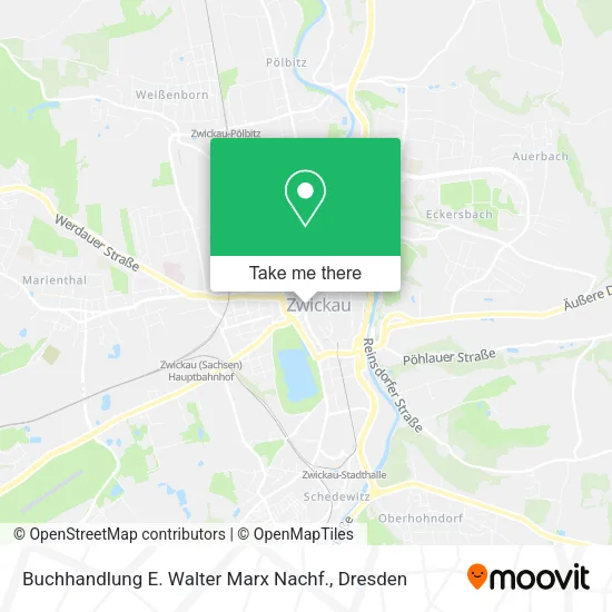 Карта Buchhandlung E. Walter Marx Nachf.