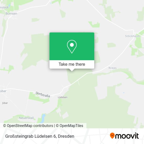 Карта Großsteingrab Lüdelsen 6