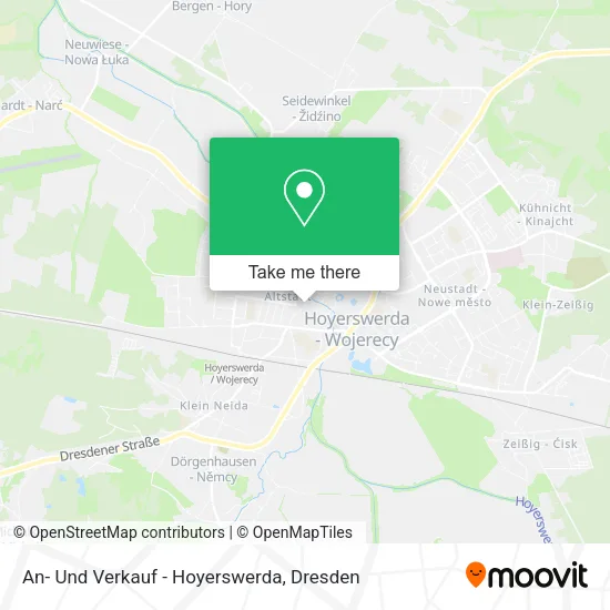 Карта An- Und Verkauf - Hoyerswerda