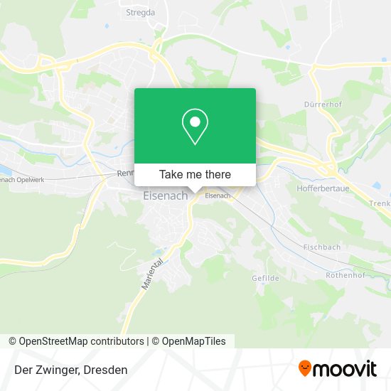Карта Der Zwinger
