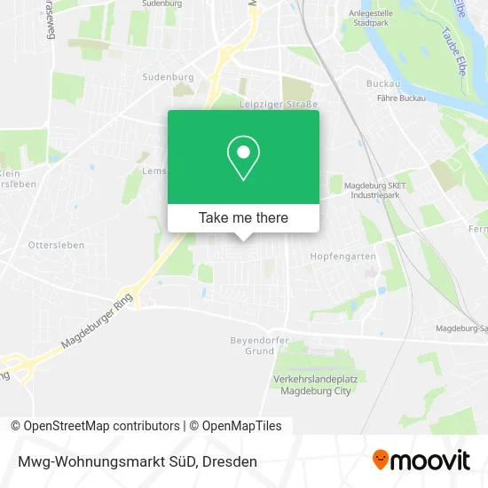 Карта Mwg-Wohnungsmarkt SüD