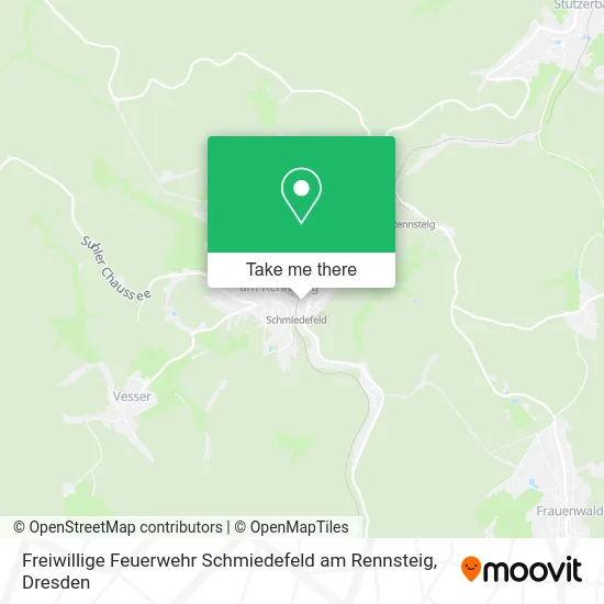 Карта Freiwillige Feuerwehr Schmiedefeld am Rennsteig