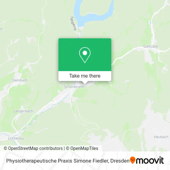 Карта Physiotherapeutische Praxis Simone Fiedler