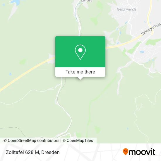 Карта Zolltafel 628 M