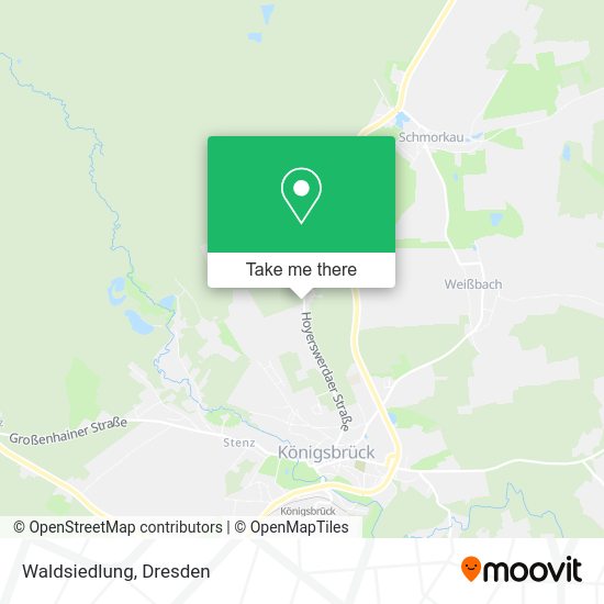 Карта Waldsiedlung