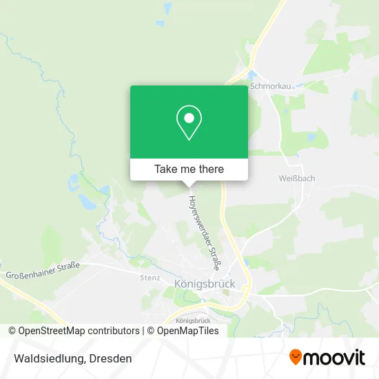 Карта Waldsiedlung