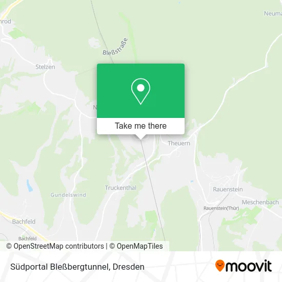 Карта Südportal Bleßbergtunnel