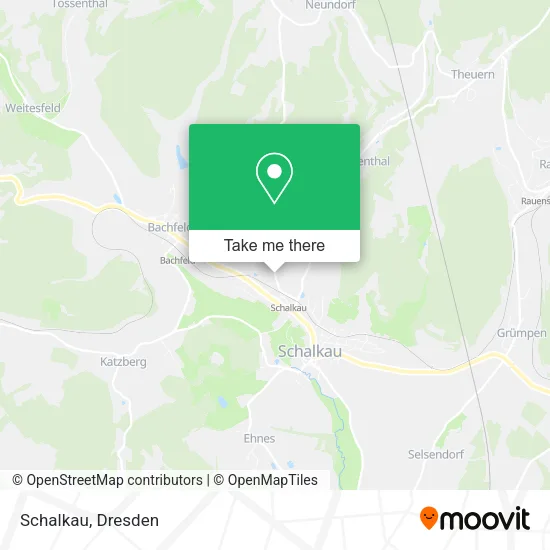 Schalkau map