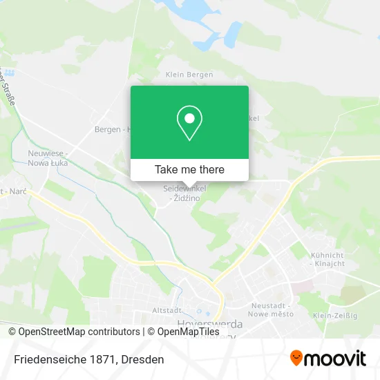 Карта Friedenseiche 1871