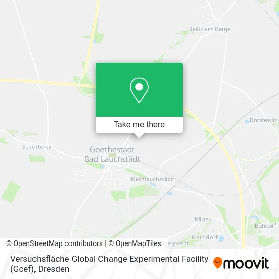 Карта Versuchsfläche Global Change Experimental Facility (Gcef)